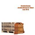 Halbe Palette Holzbriketts nach Wahl + gratis 3 Säcke Anzündholz im Wert von 15 €