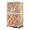 Ganze Palette ofengetrocknetes, gespaltenes Birken-/Eschen-Kaminholz-Mix 25 cm