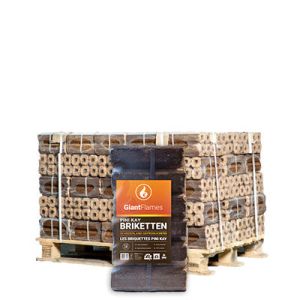 Pini Kay-Briketts (NL) – halbe Palette, 48 Säcke à 10 kg (480 kg)