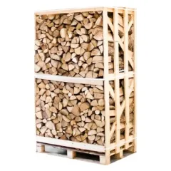 Palette kammergetrocknetes gespaltenes Akazie Brennholz 25 cm
