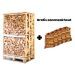Palette Brennholz 33 cm + gratis 5 Netzsäcke Anzündholz